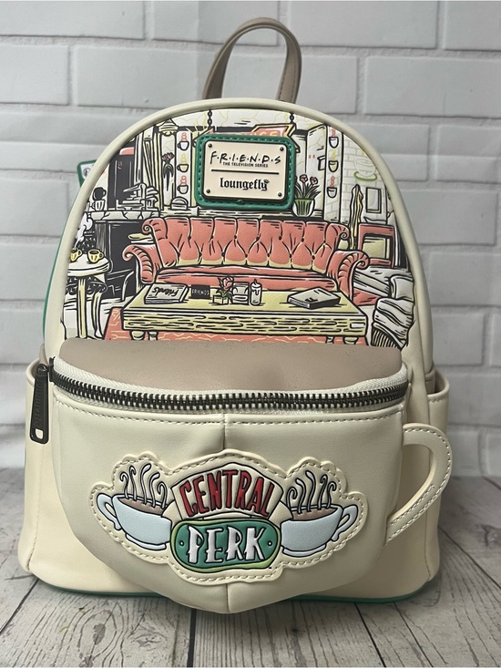 Loungefly Handbags - NWT Loungefly Friends Central Perk Domed Coffee Mug Scented Mini Backpack